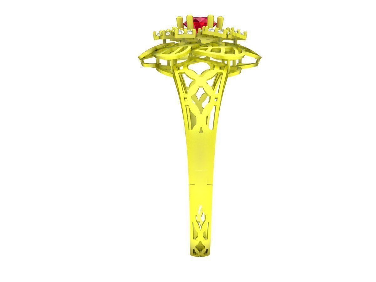 A6439 Fashion Diamond Women Bangle Bracelets 3D print model_4