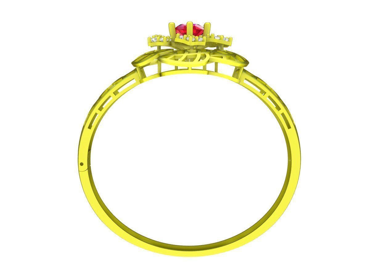 A6439 Fashion Diamond Women Bangle Bracelets 3D print model_3