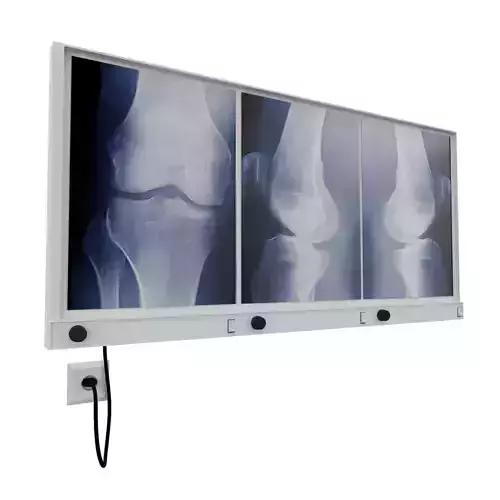 X-Ray Light Box Low-poly 3D model