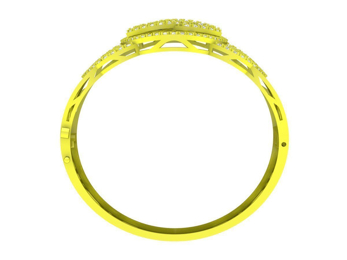 A6442 Luxury Diamond Women Bangle 3D print model_3