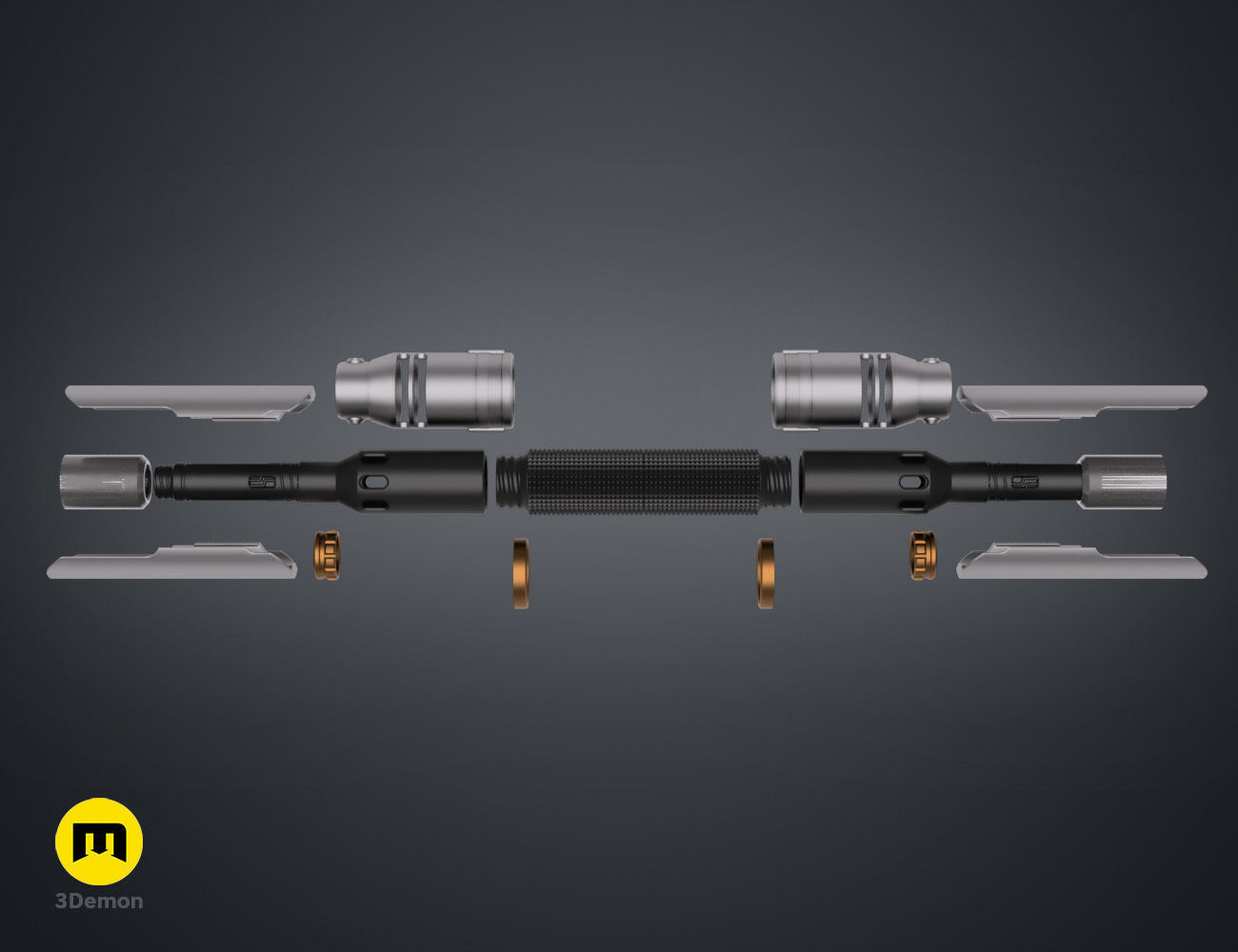 Jaro Tapal Lightsaber 3D print model_4
