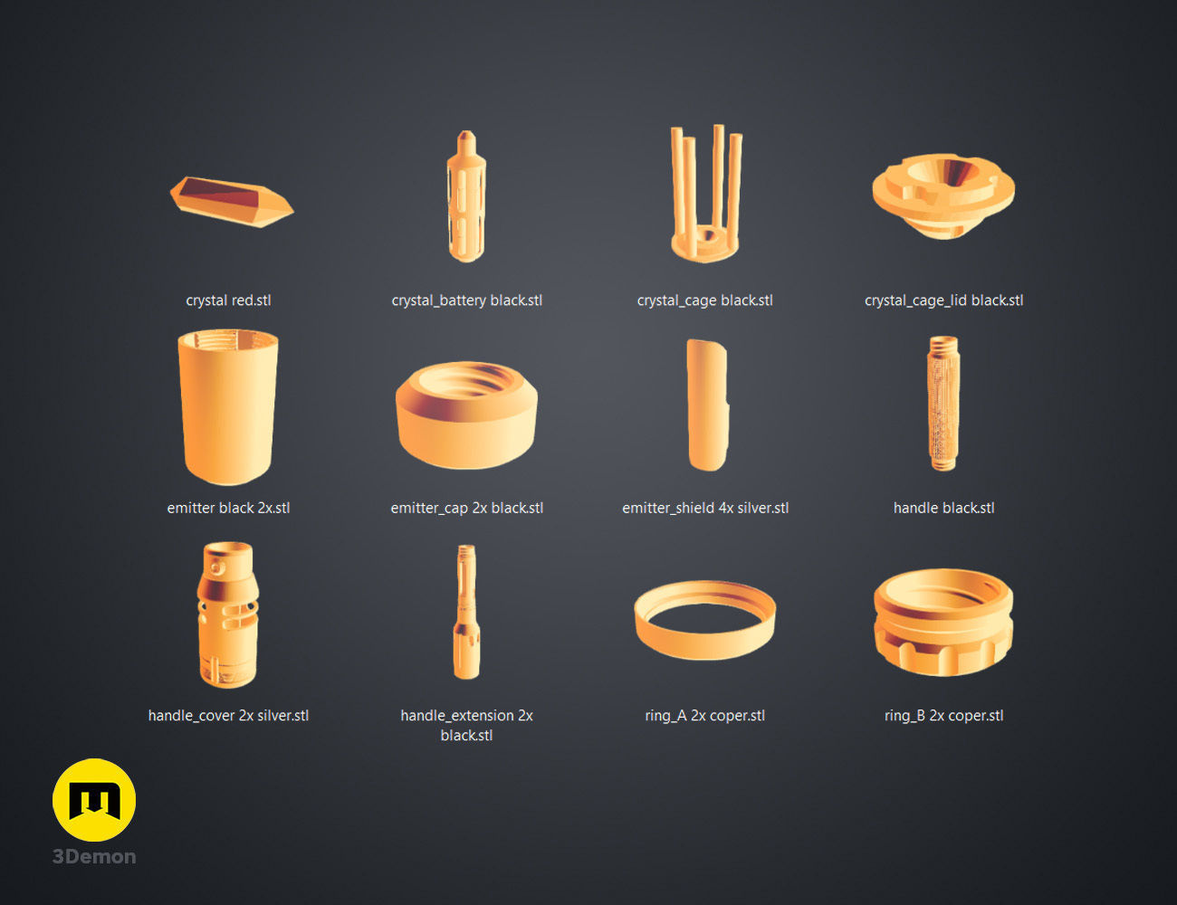 Jaro Tapal Lightsaber 3D print model_5