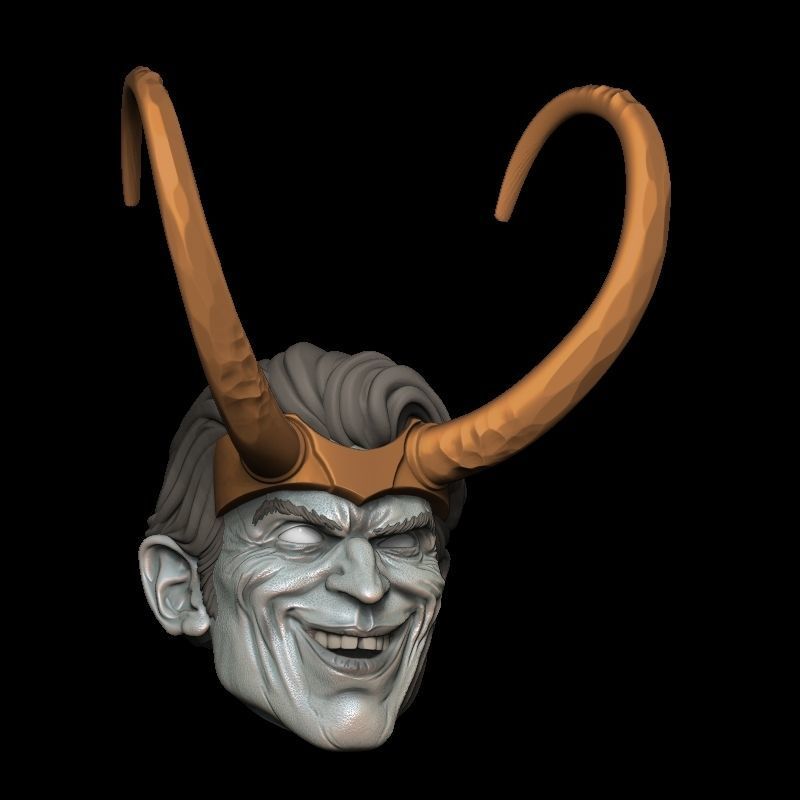 LOKI WILLEM DAFOE HEAD 3D print model_1
