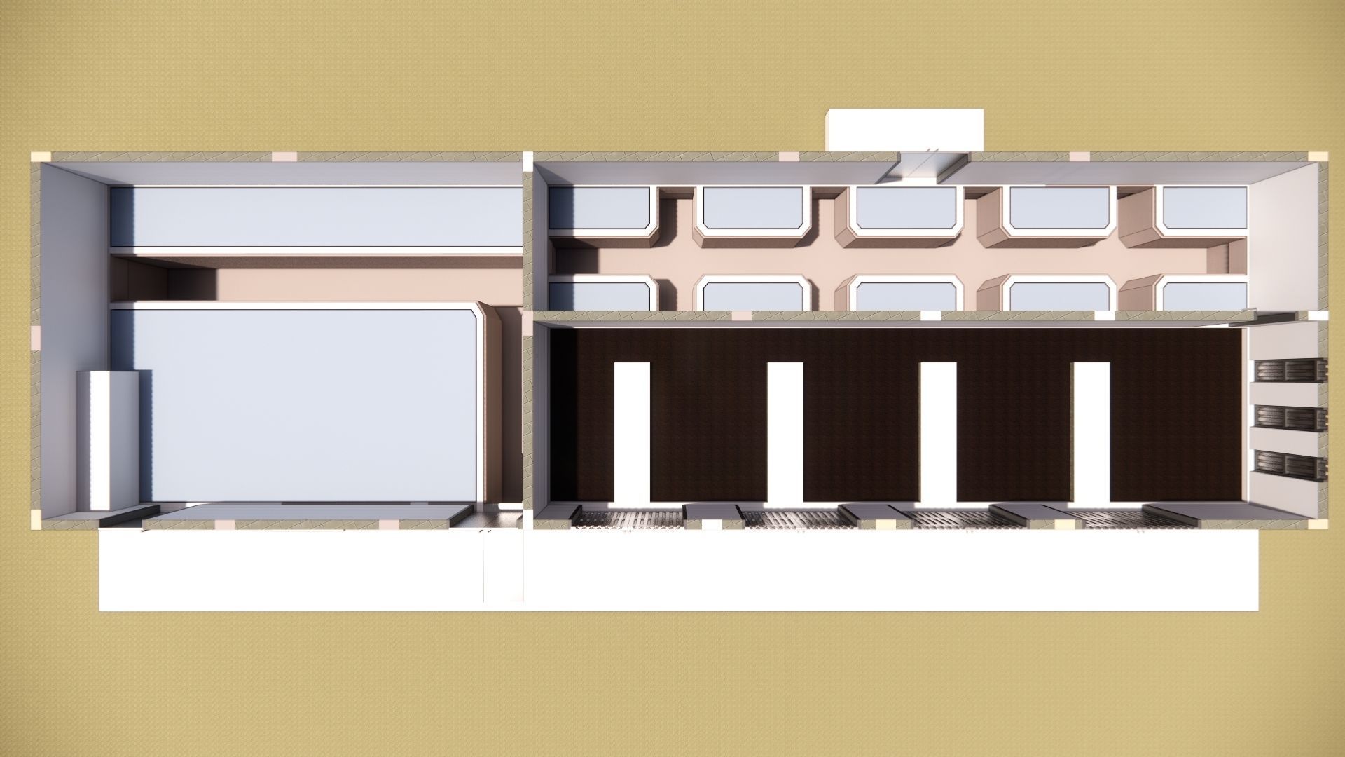 Electrical Substation 26m Building in Revit 3D model_7