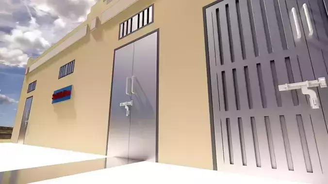 Electrical Substation 26m Building in Revit