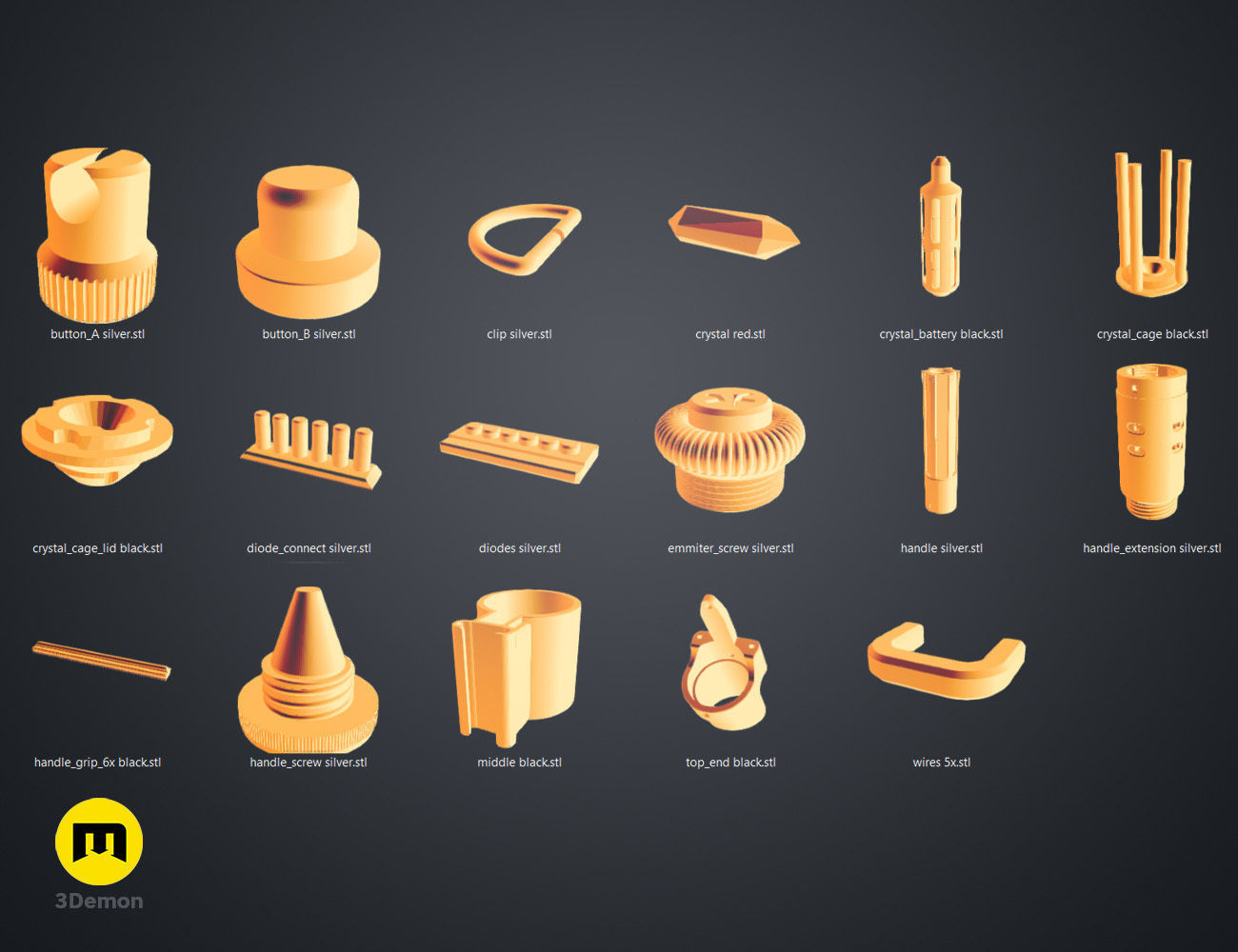 Darth Vader Lightsaber 3D print model_5