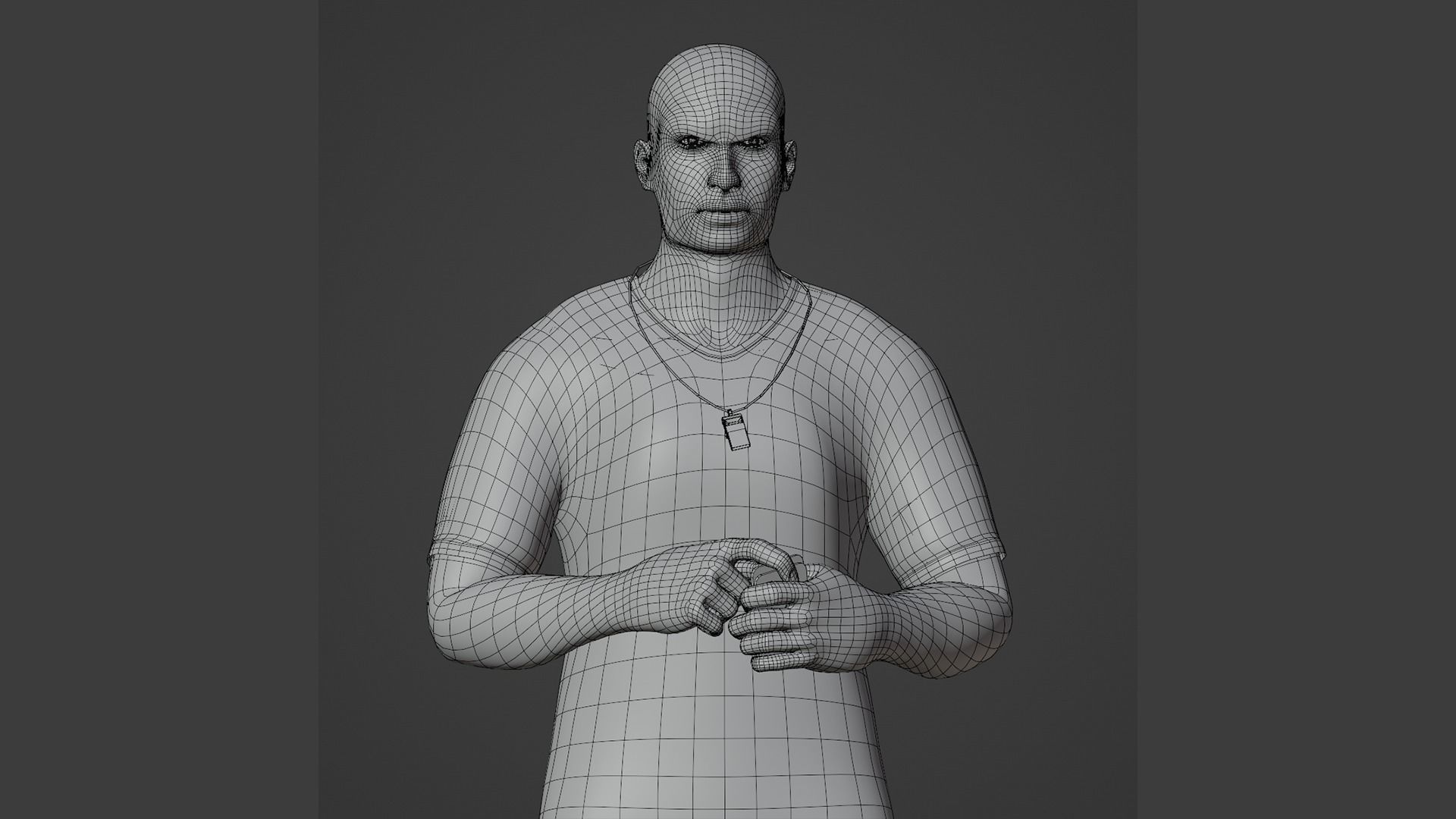 Football Referee game ready character Low-poly 3D model_6
