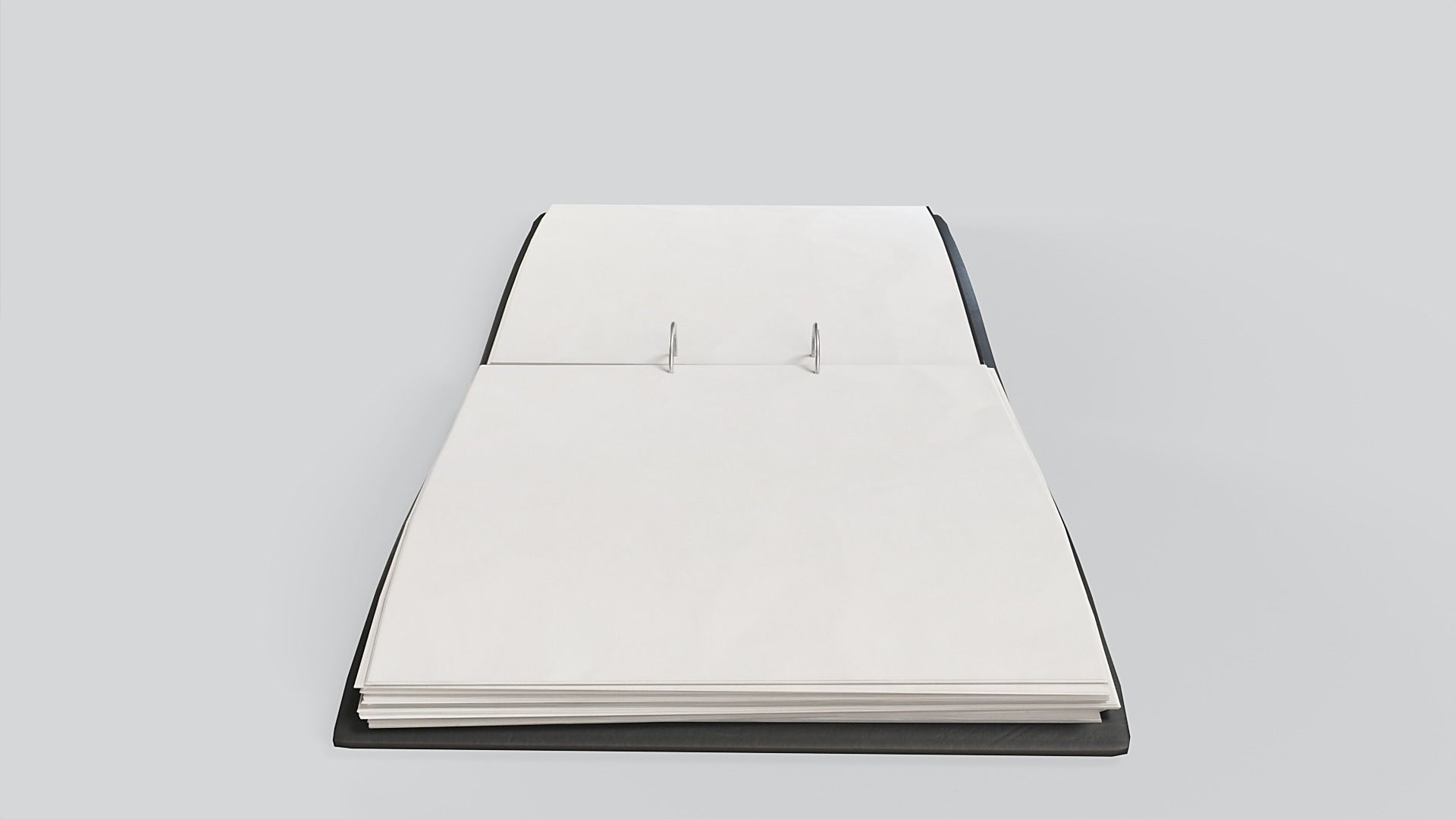 Ring Binder Low-poly 3D model_10