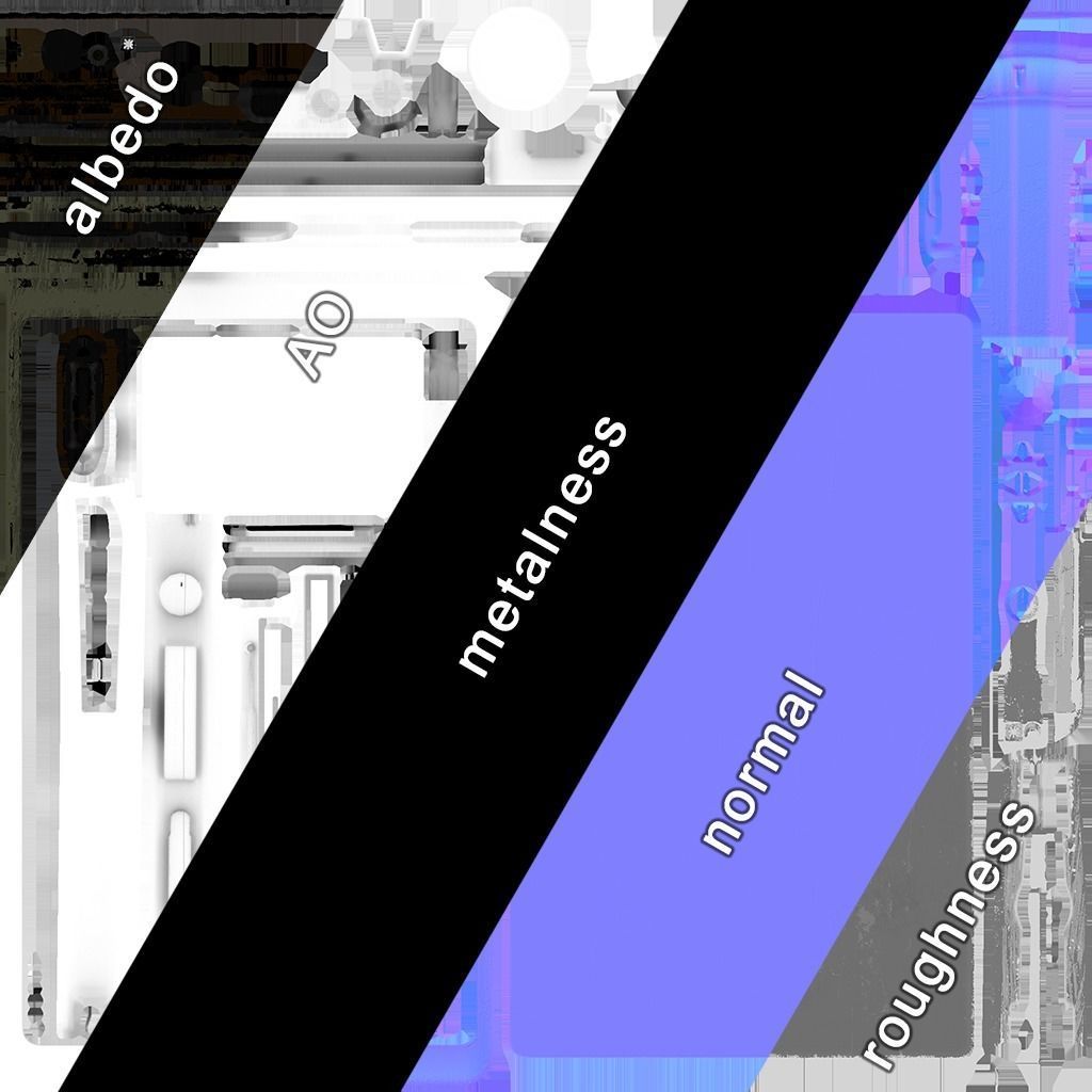 Load Device NGLD M Tablet Low-poly 3D model_8