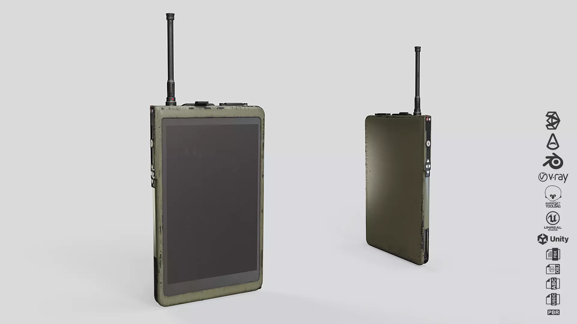 Load Device NGLD M Tablet Low-poly 3D model_0