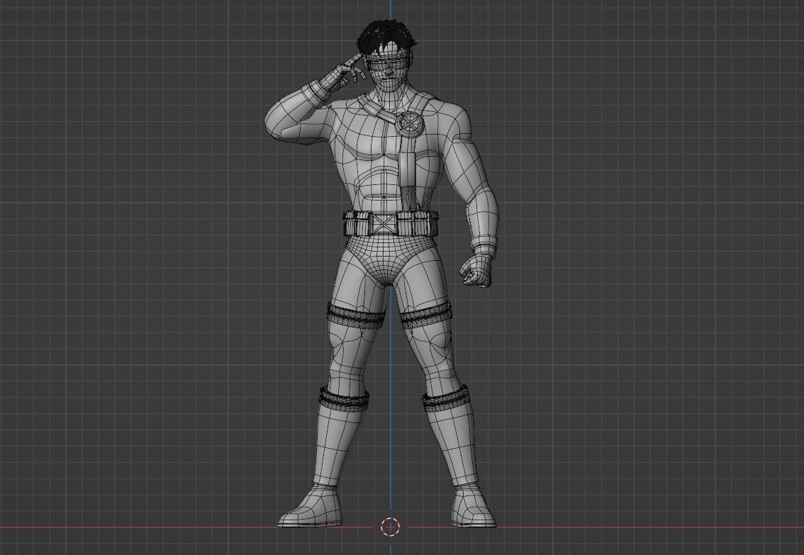 Cyclops - XMen 97 3D model_9