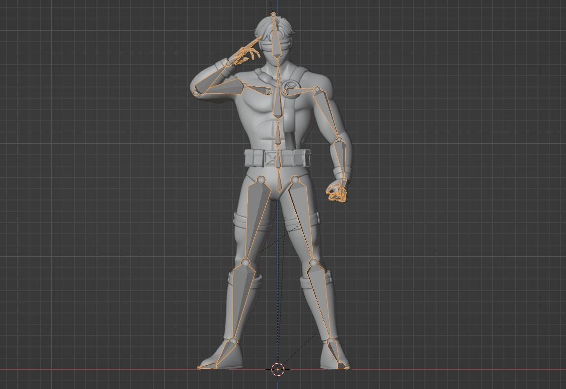 Cyclops - XMen 97 3D model_13