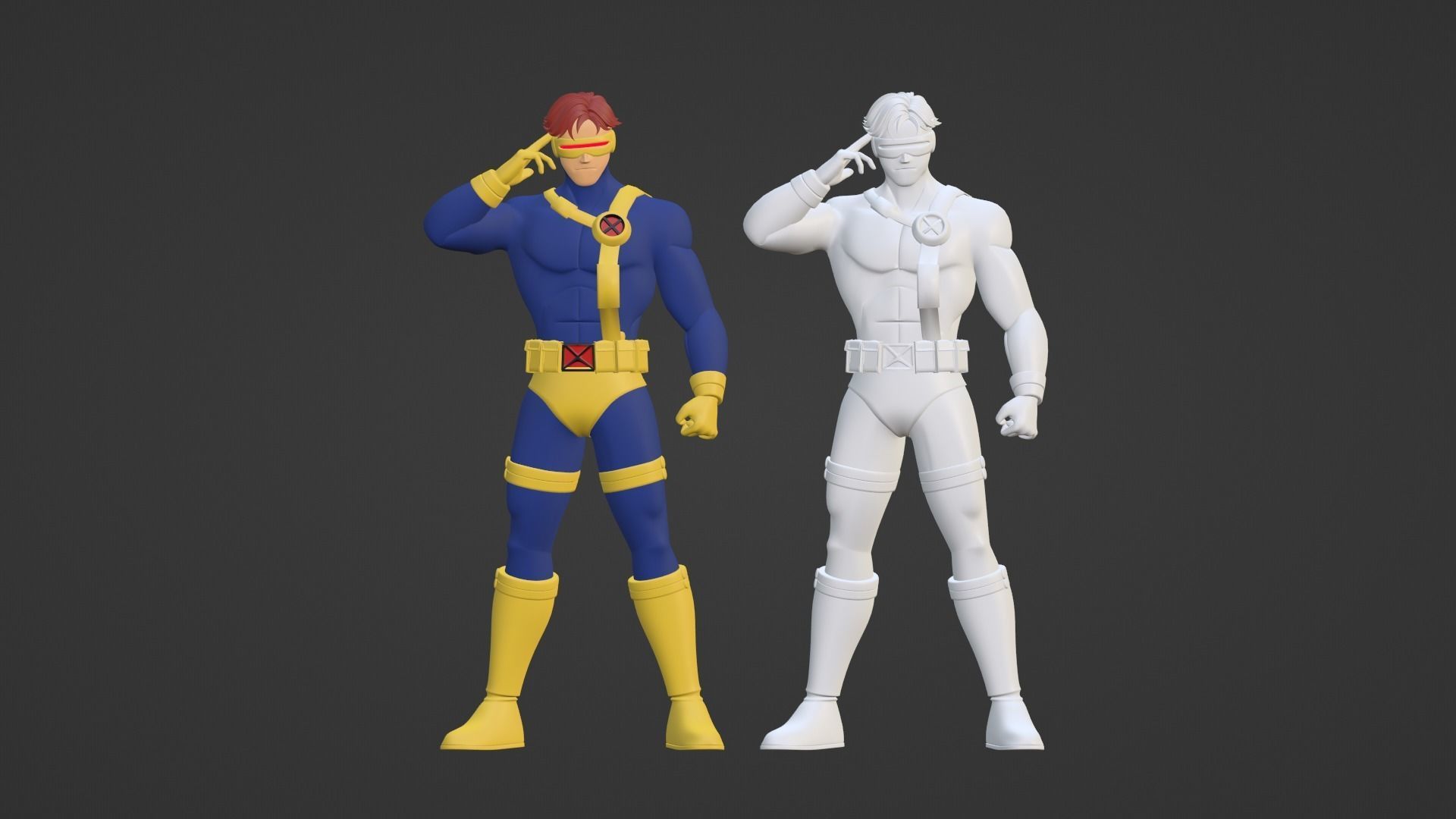 Cyclops - XMen 97 3D model_16