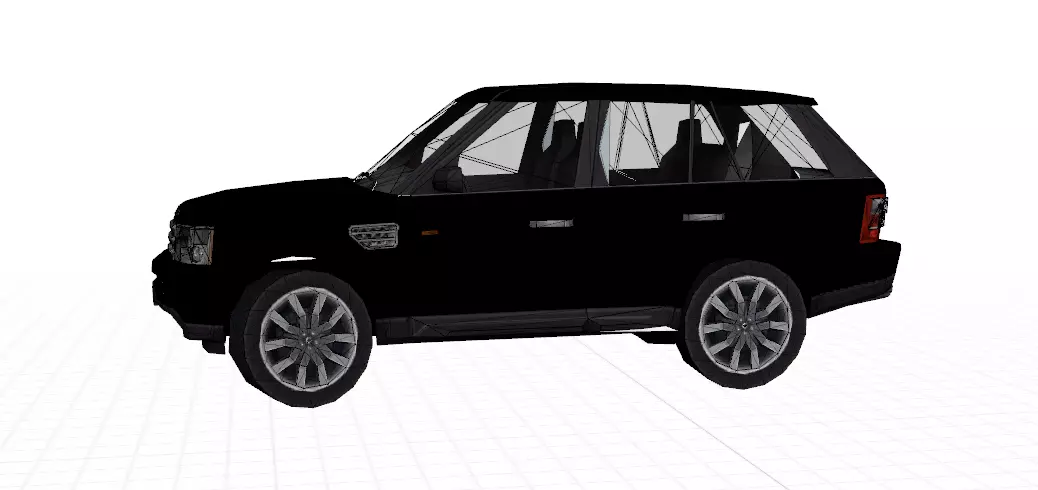 Black SUV Free 3D model