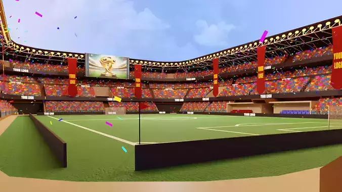 Football Soccer Stadium Game Ready