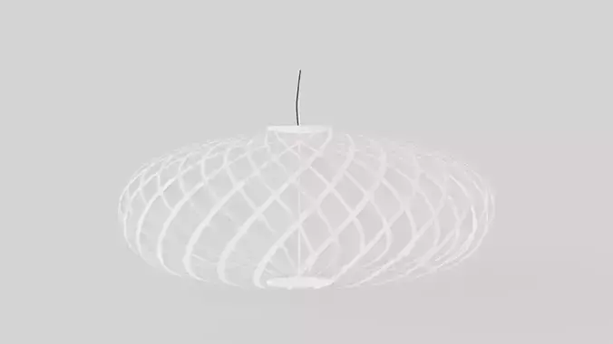 Spring White Small Ceiling Lamp
