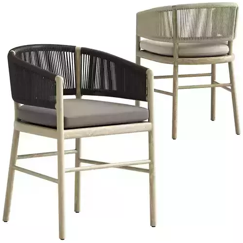 Globewest Corsica Rope Dining Armchair