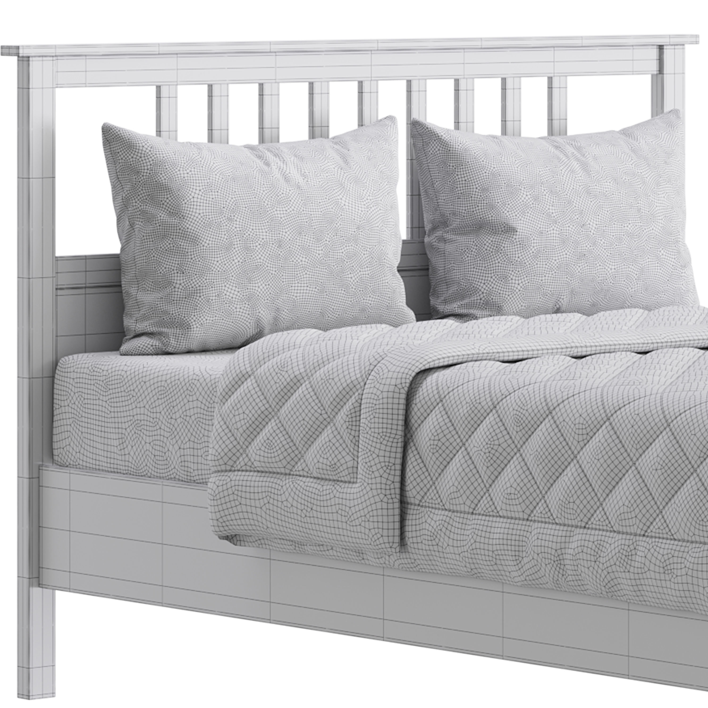 HEMNES Bed 3D model_14