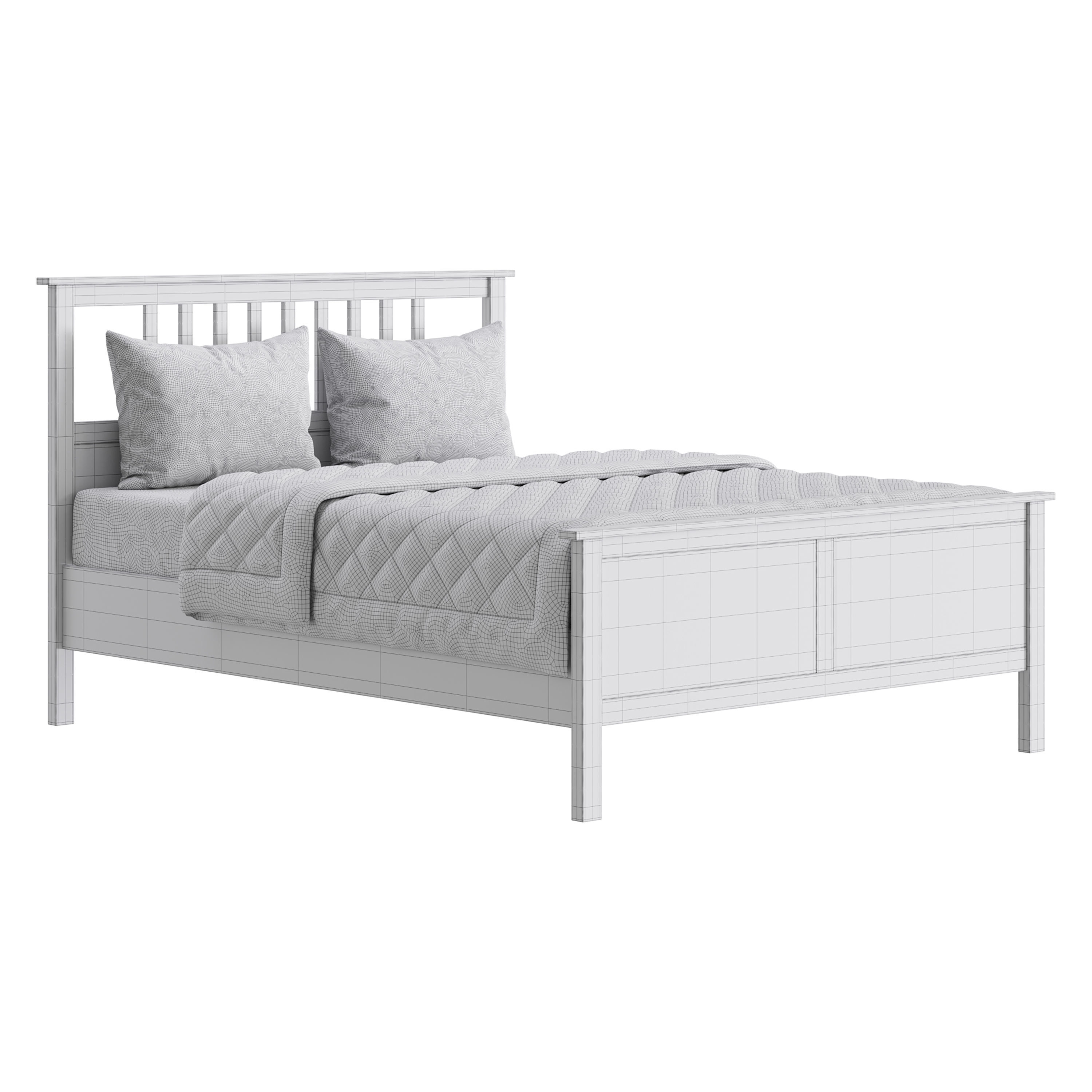 HEMNES Bed 3D model_13