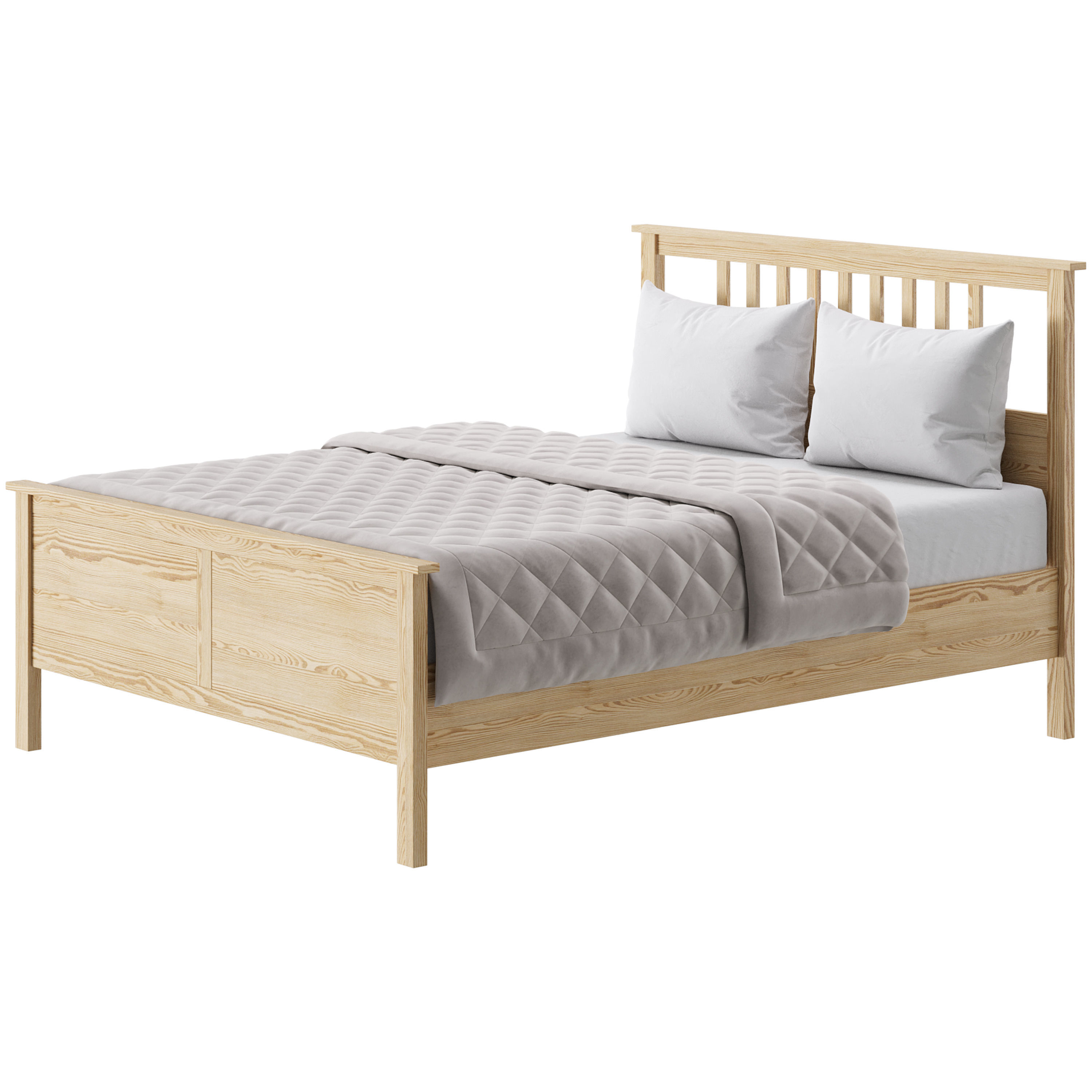 HEMNES Bed 3D model_8