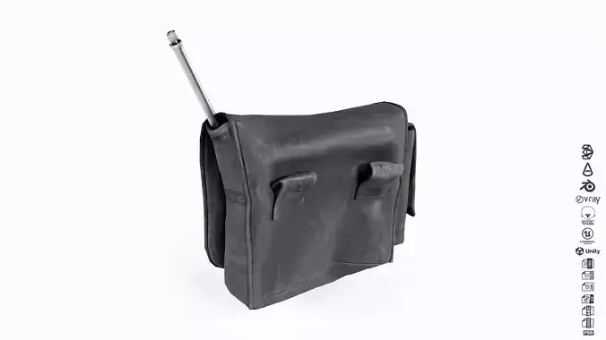 Toolbag  Low-poly 3D model 3