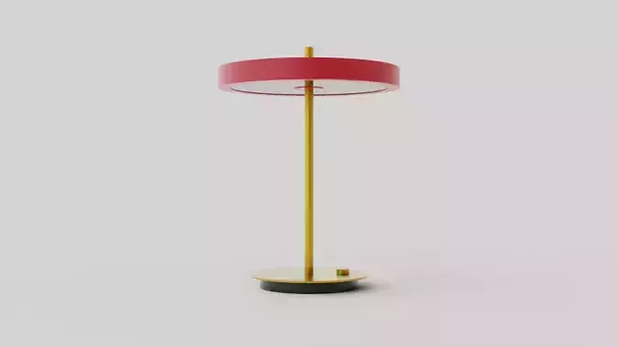 Umage Asteria Red Lamp Low-poly 3D model