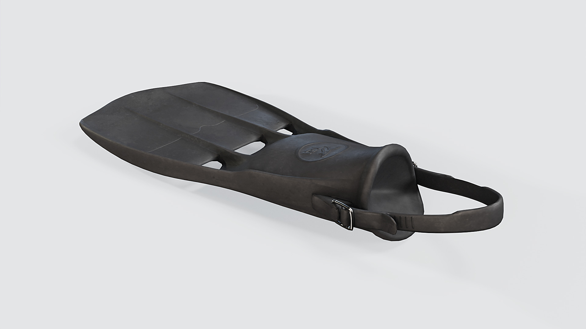 Scuba Fins Low-poly 3D model_10