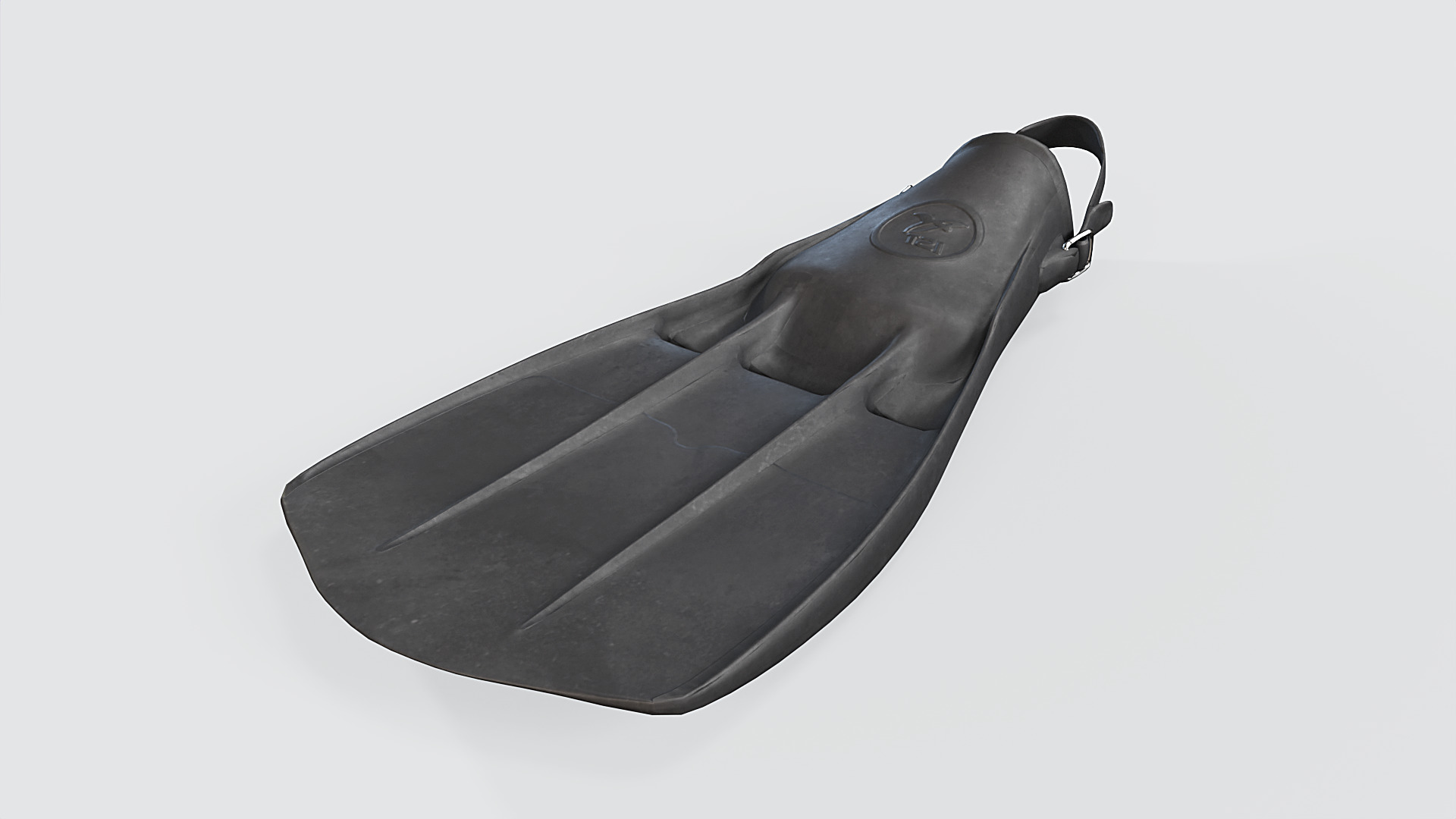 Scuba Fins Low-poly 3D model_8