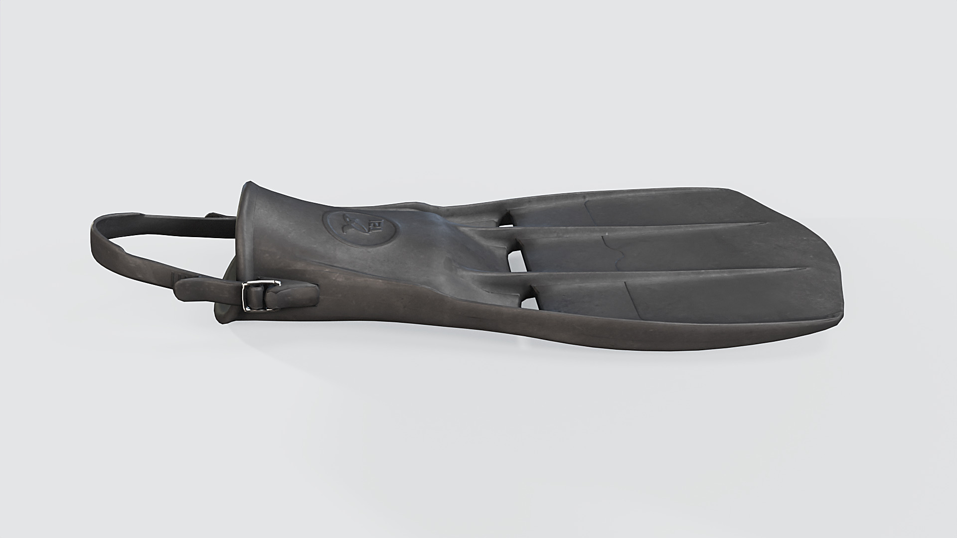 Scuba Fins Low-poly 3D model_13