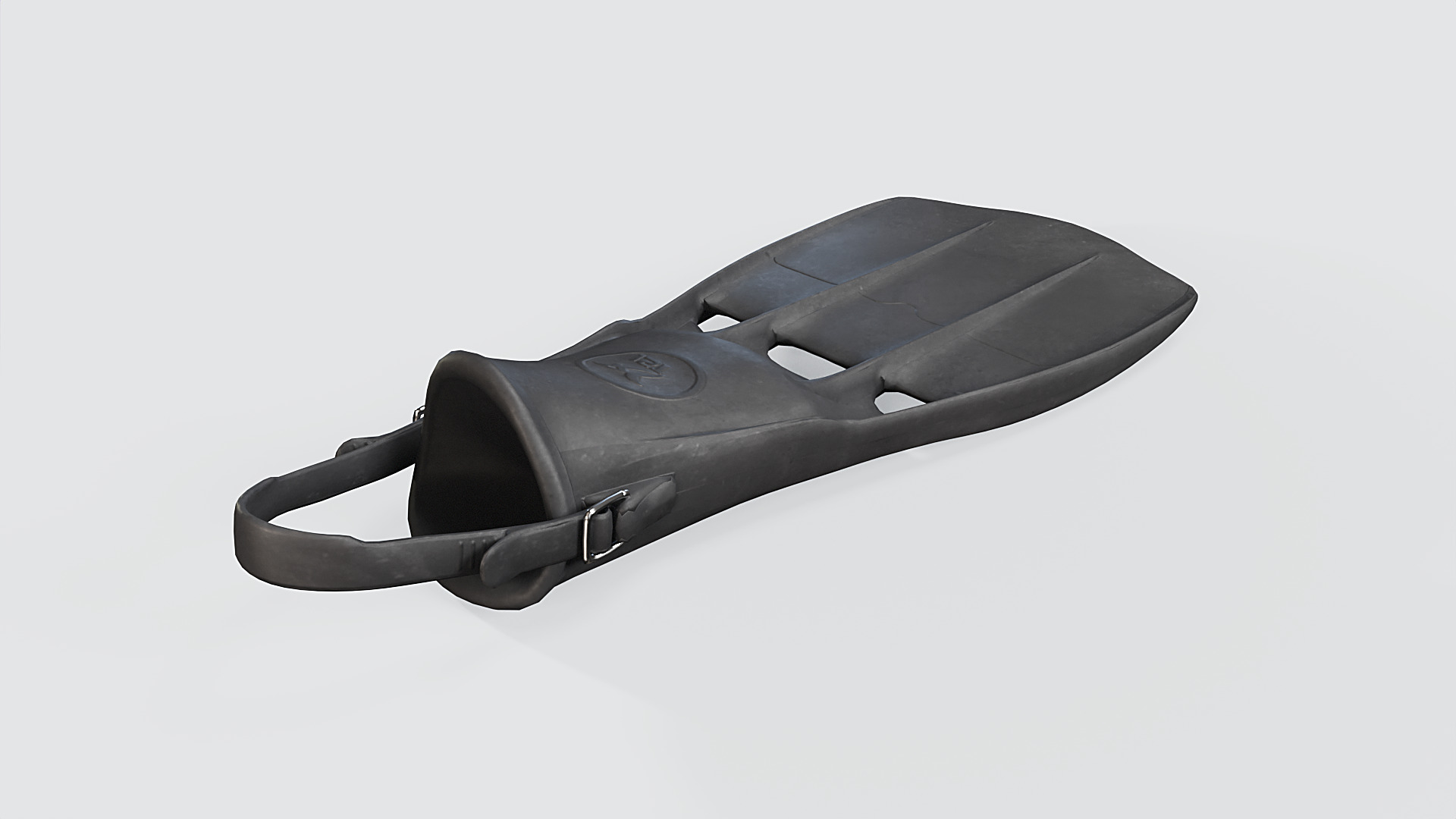 Scuba Fins Low-poly 3D model_12