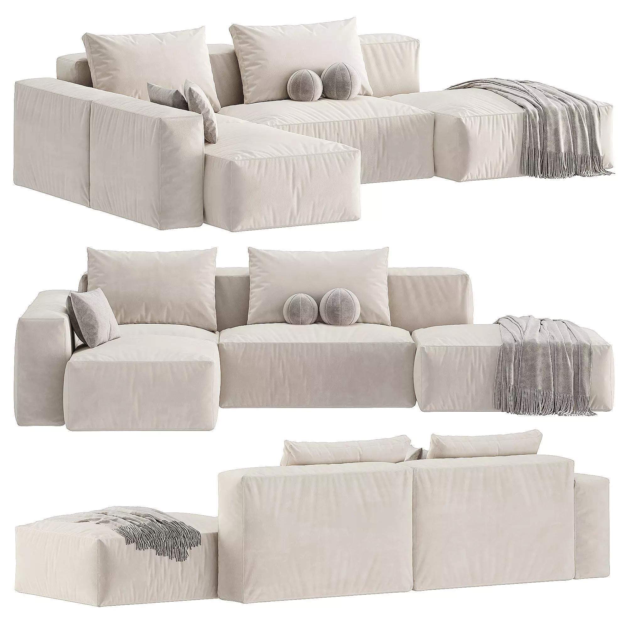 Boca Navi Sofa 3D model