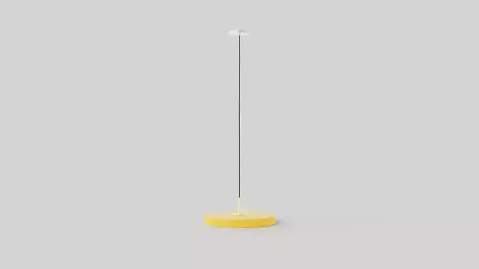 Umage Asteria Yellow Lamp Low-poly 3D model