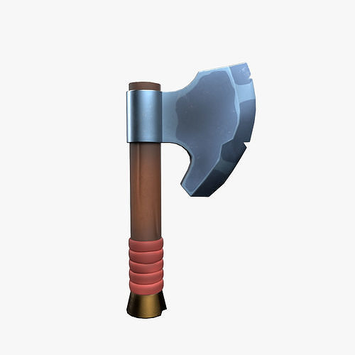 battle axe Low-poly 3D model