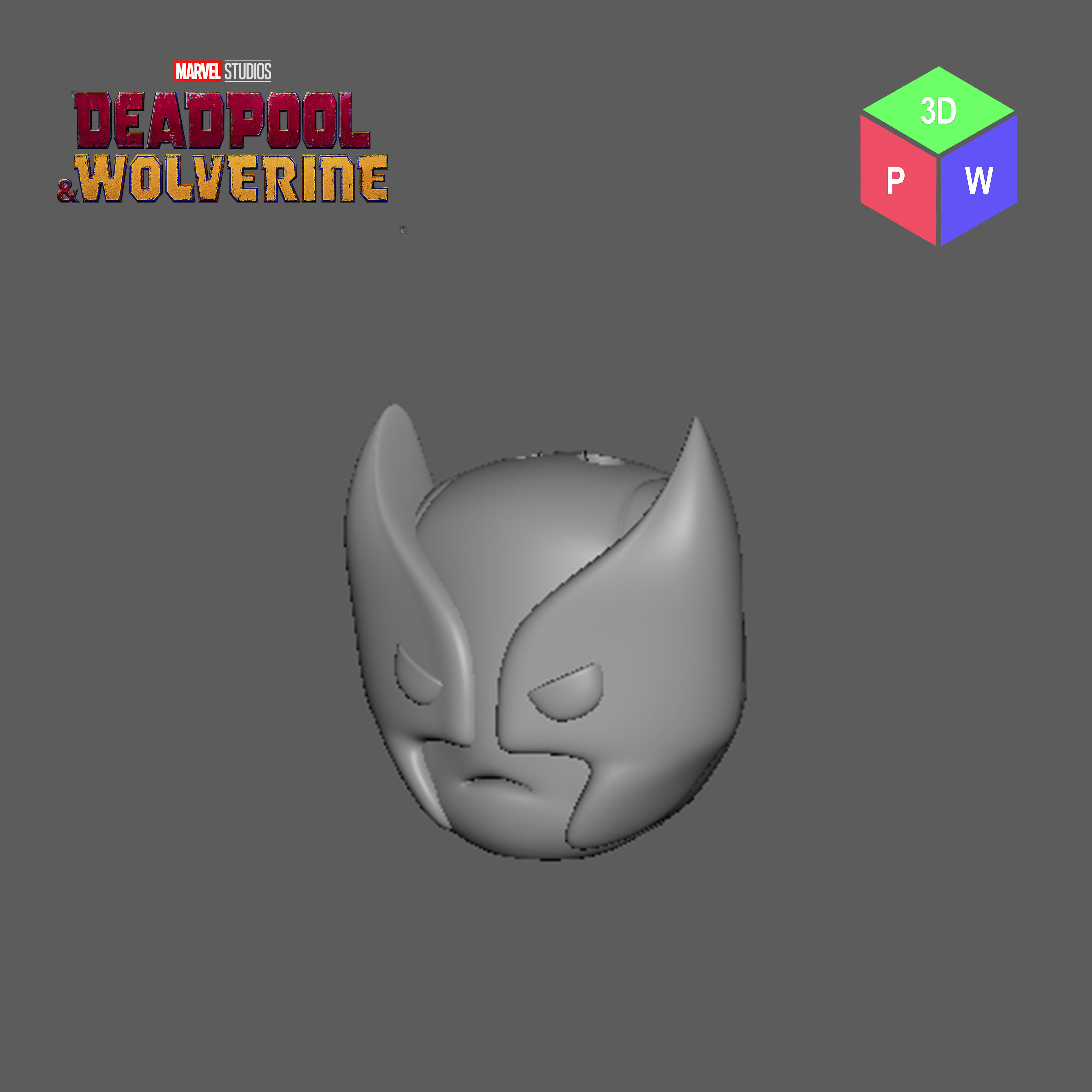 DEADPOOL WOLVERINE KEYCHAIN 3D print model_5