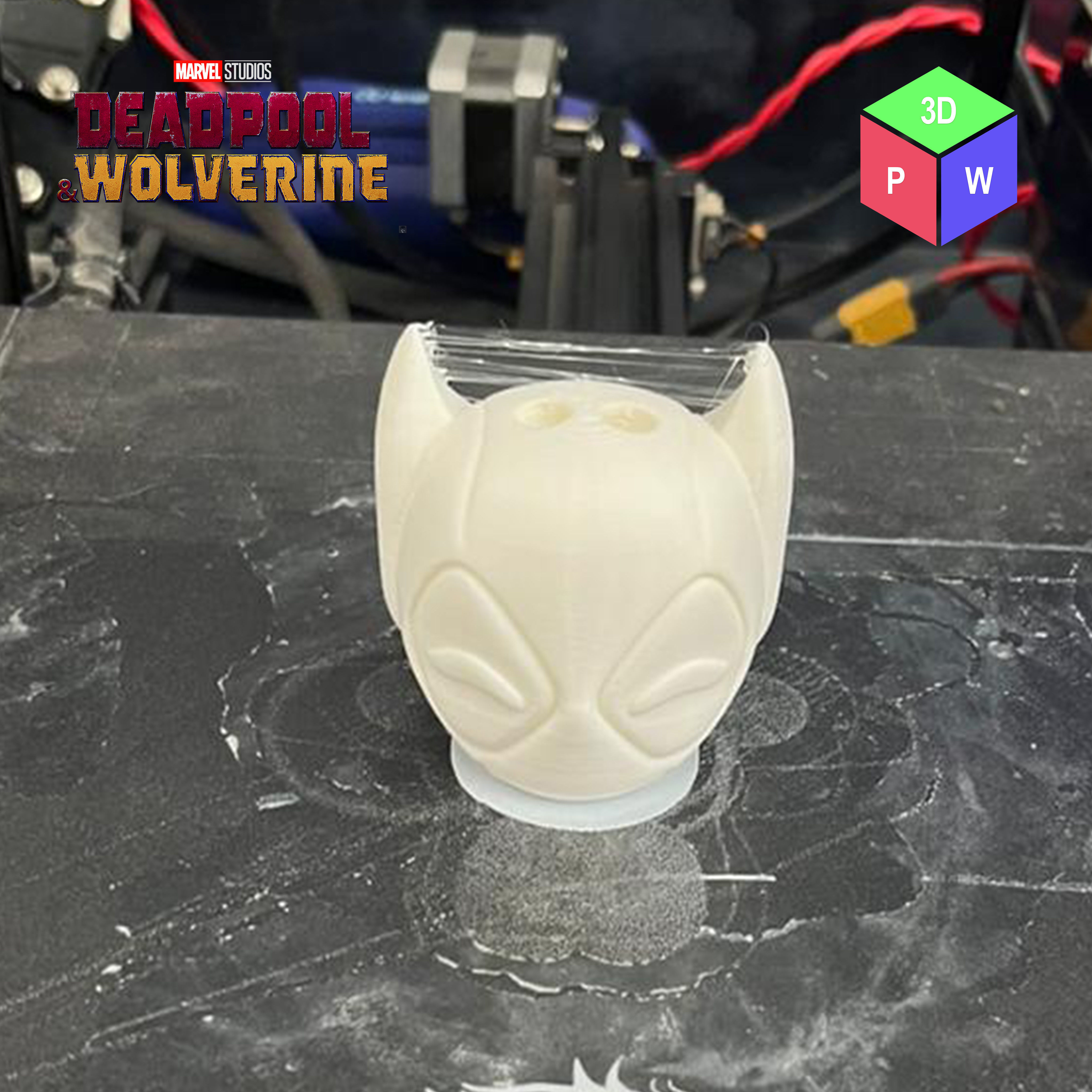 DEADPOOL WOLVERINE KEYCHAIN 3D print model_3