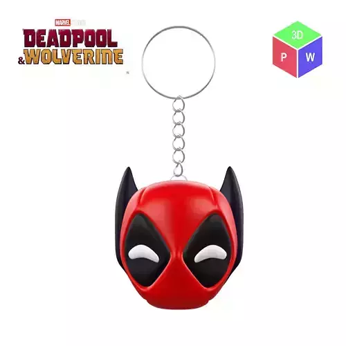 DEADPOOL WOLVERINE KEYCHAIN