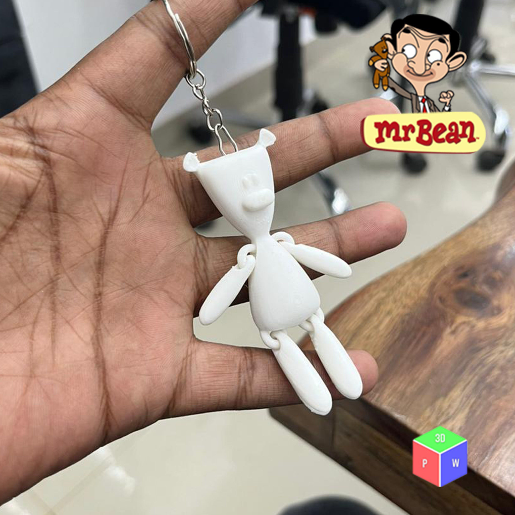 ARTICULATED MR BEAN TEDDY 3D print model_4