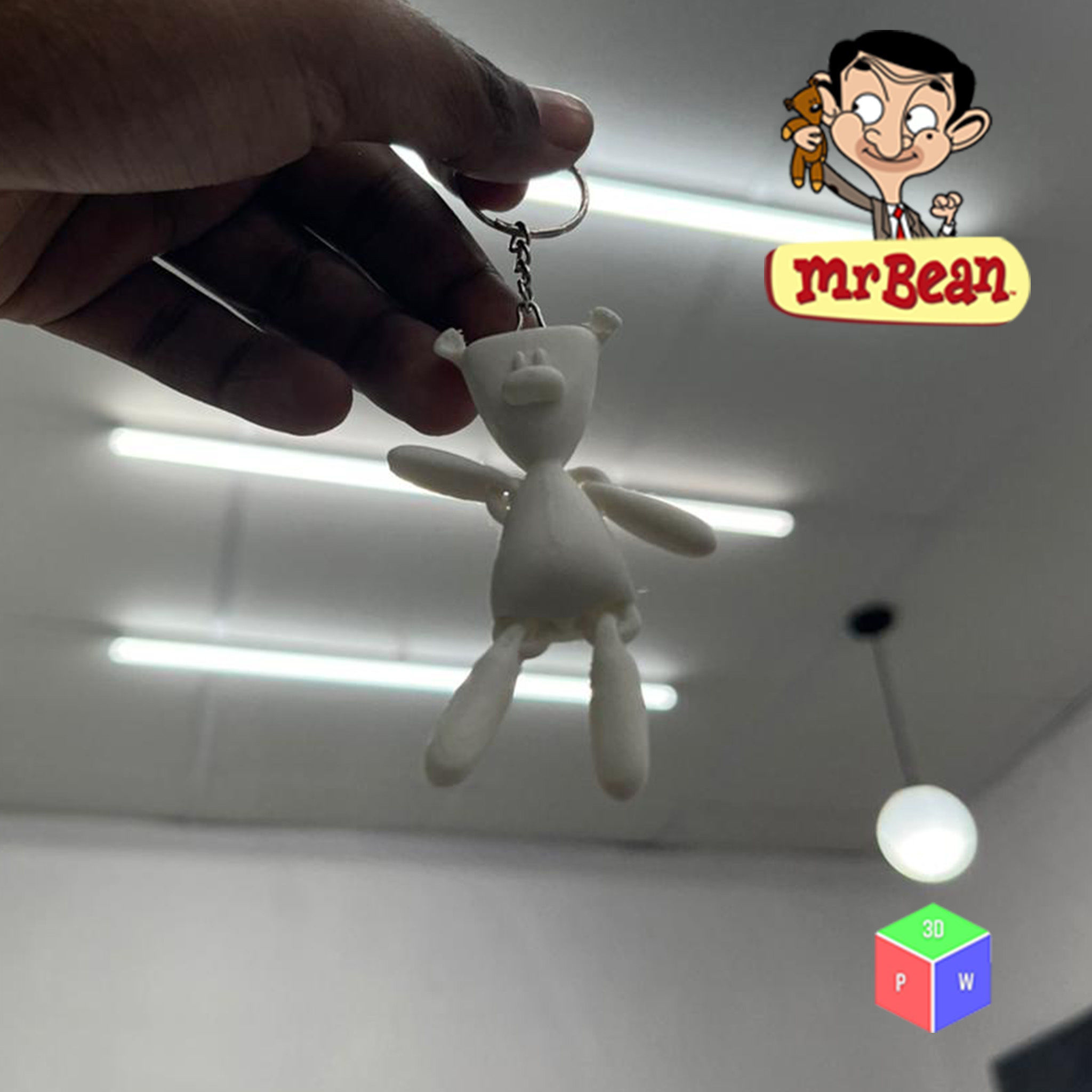 ARTICULATED MR BEAN TEDDY 3D print model_7
