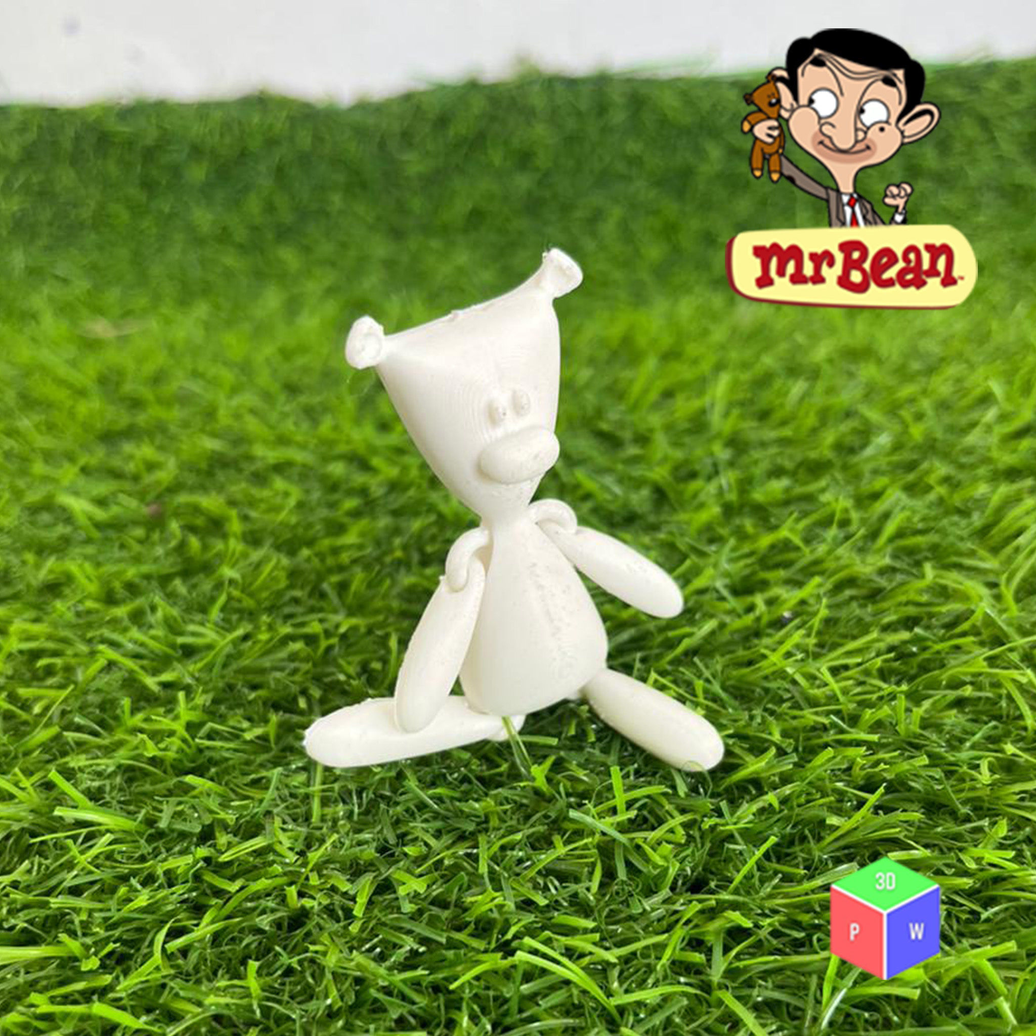 ARTICULATED MR BEAN TEDDY 3D print model_2