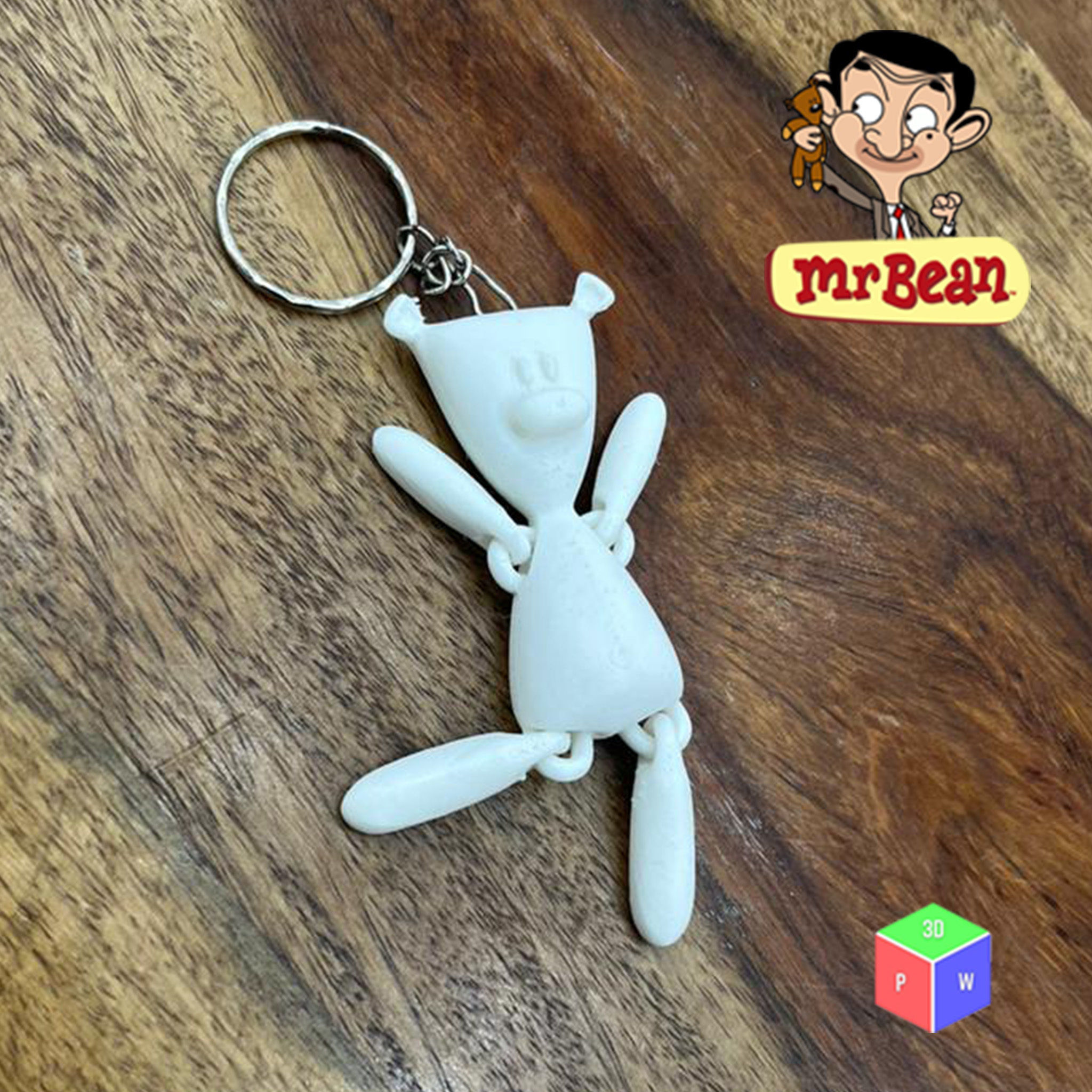 ARTICULATED MR BEAN TEDDY 3D print model_8