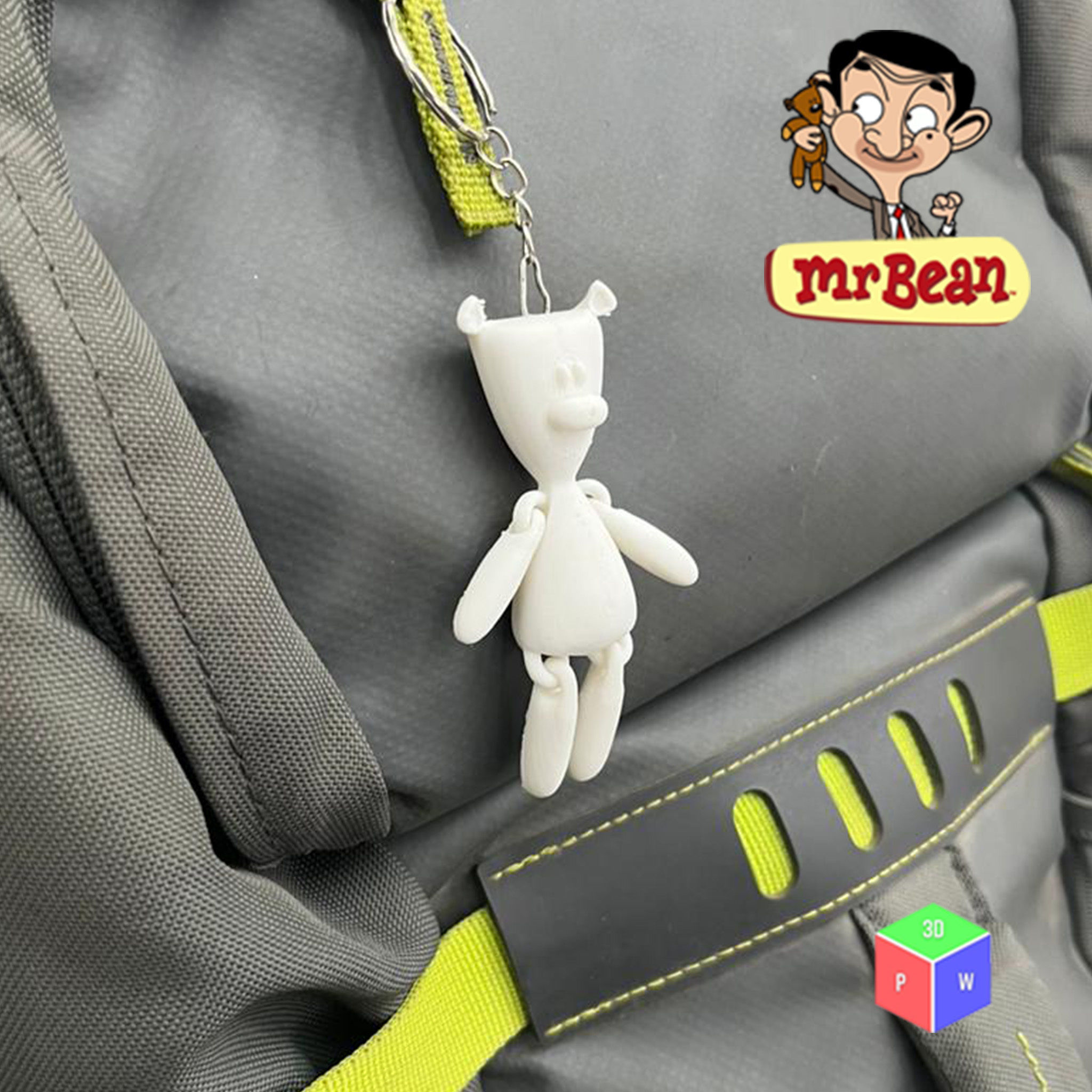 ARTICULATED MR BEAN TEDDY 3D print model_5
