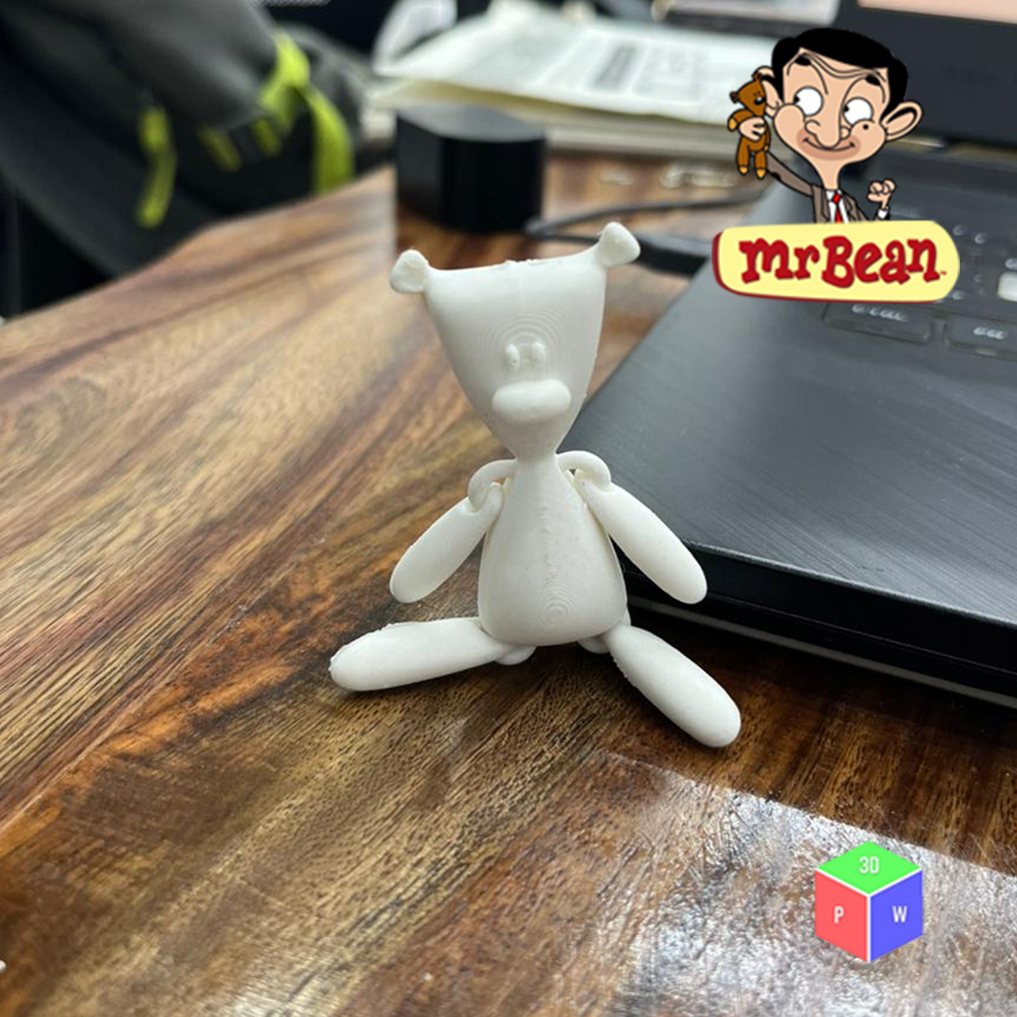 ARTICULATED MR BEAN TEDDY 3D print model_6