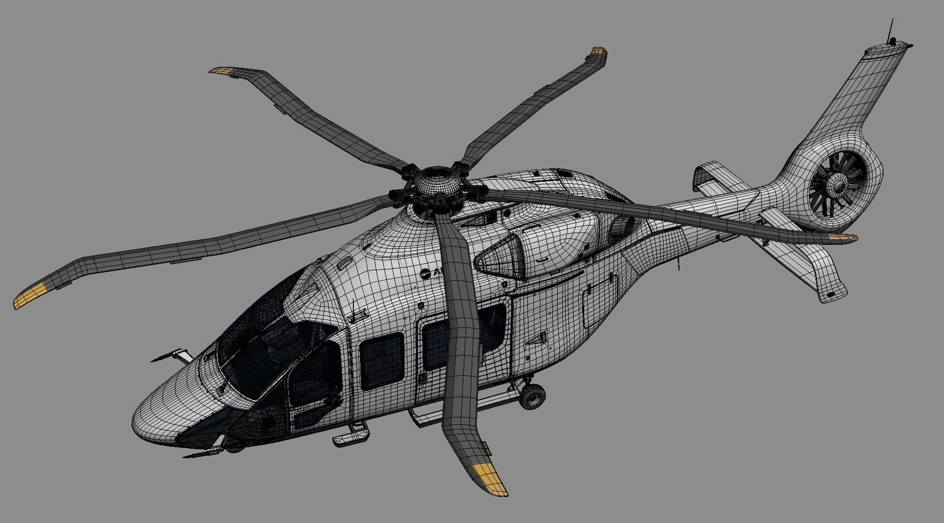 Airbus Helicopter H160 3D model_24