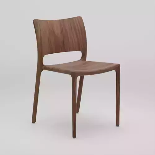 Wooden Dining Chair 3D Model Artisan Latus Chair