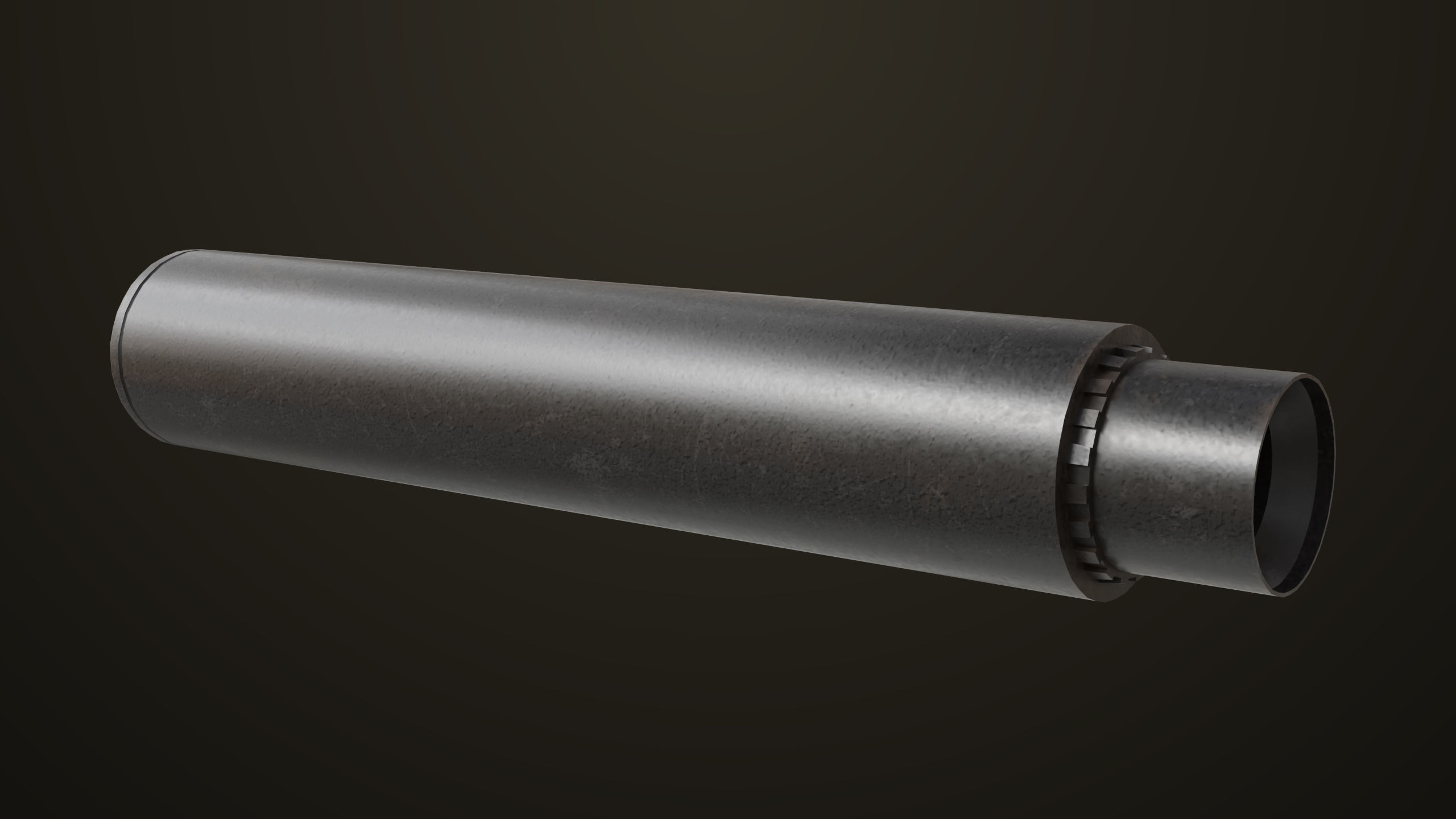 Pistol 06 Black Brown Generic All PBR Unity UE Textures Included Low-poly 3D model_24