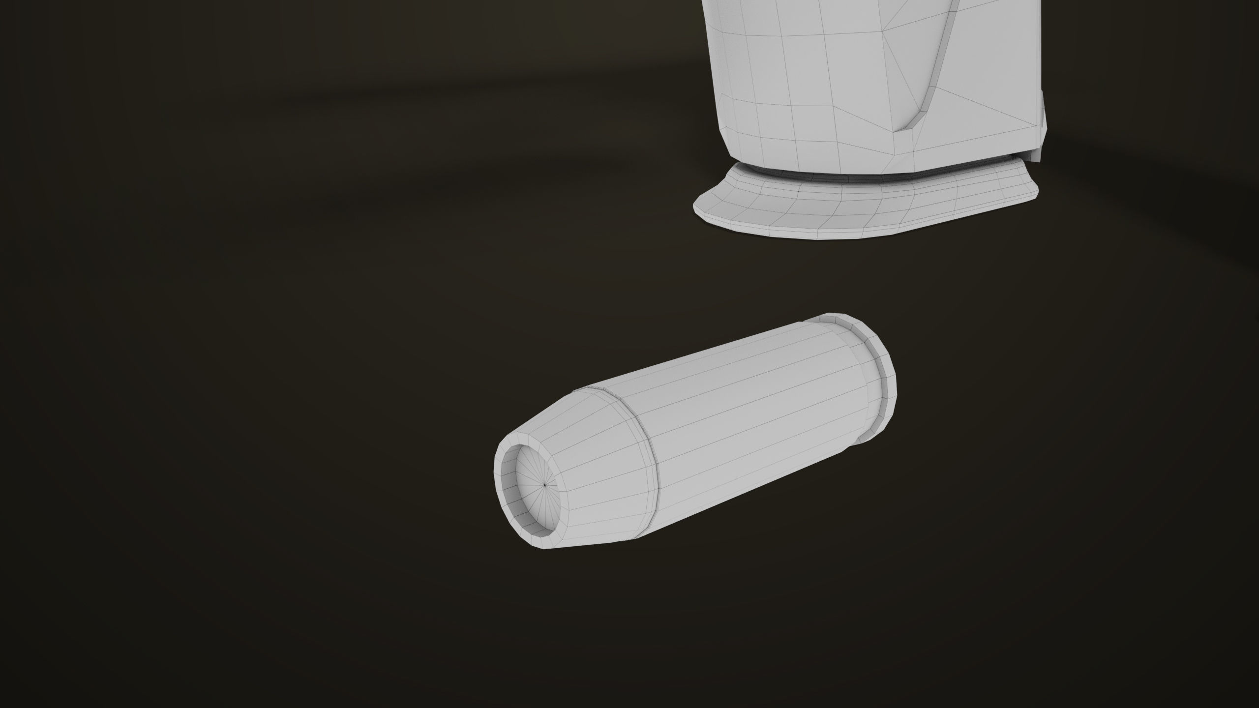 Pistol 06 Black Brown Generic All PBR Unity UE Textures Included Low-poly 3D model_63