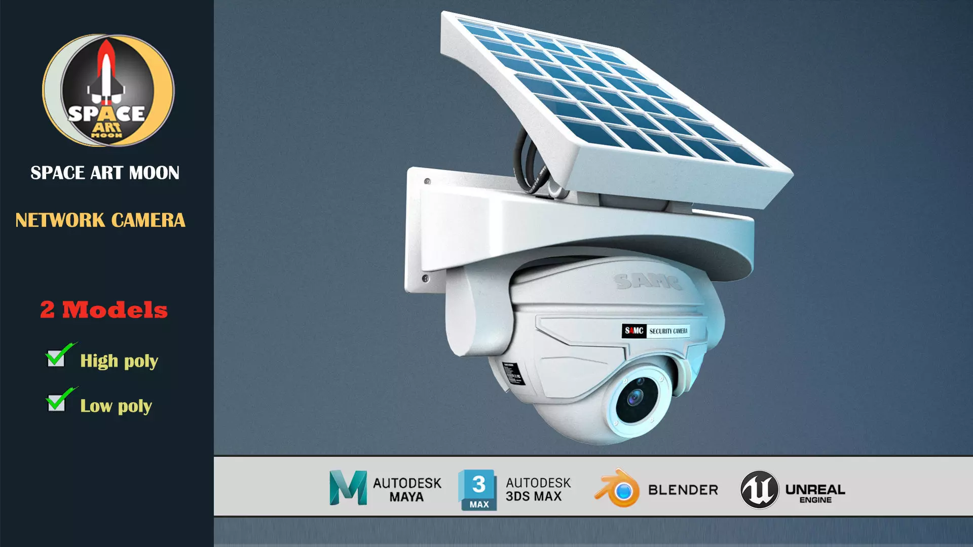 camera 03 Low-poly 3D model_0