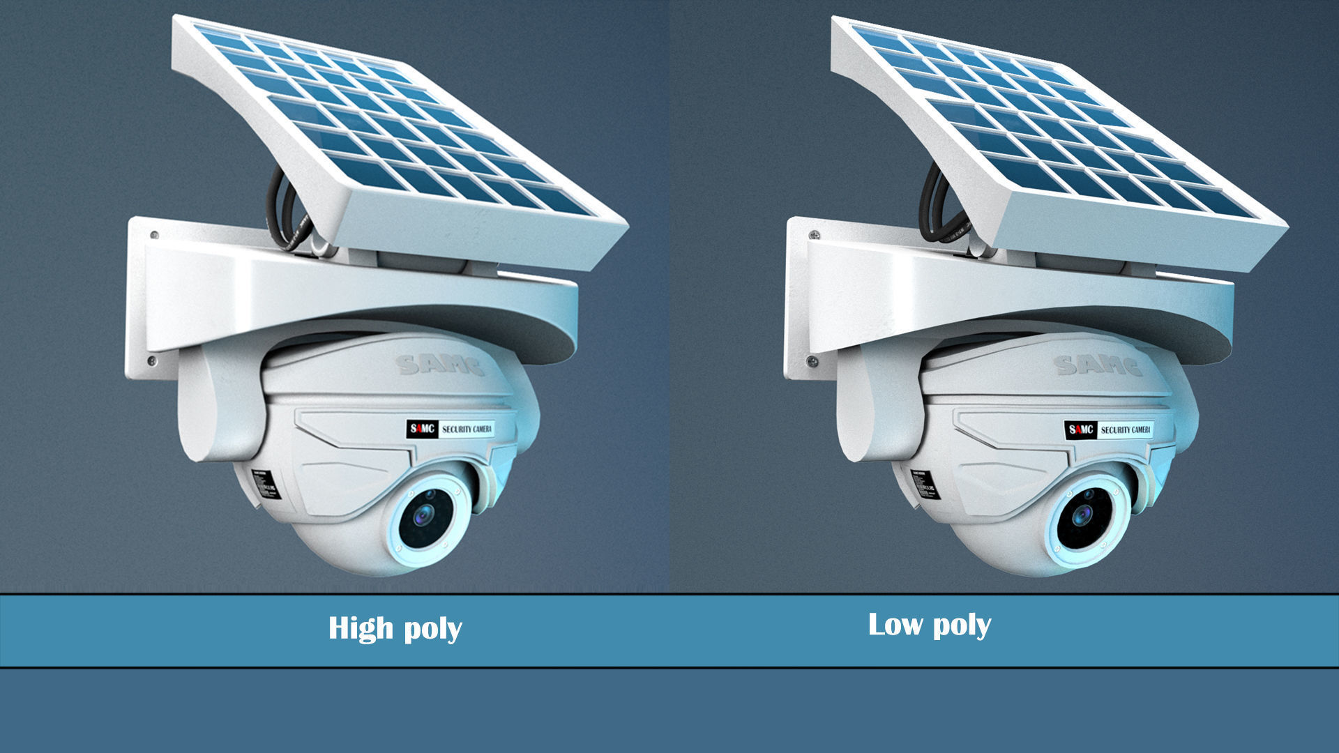 camera 03 Low-poly 3D model_6