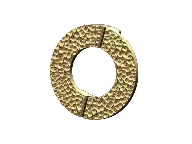 Round hammered texture door gate push pull plate handle