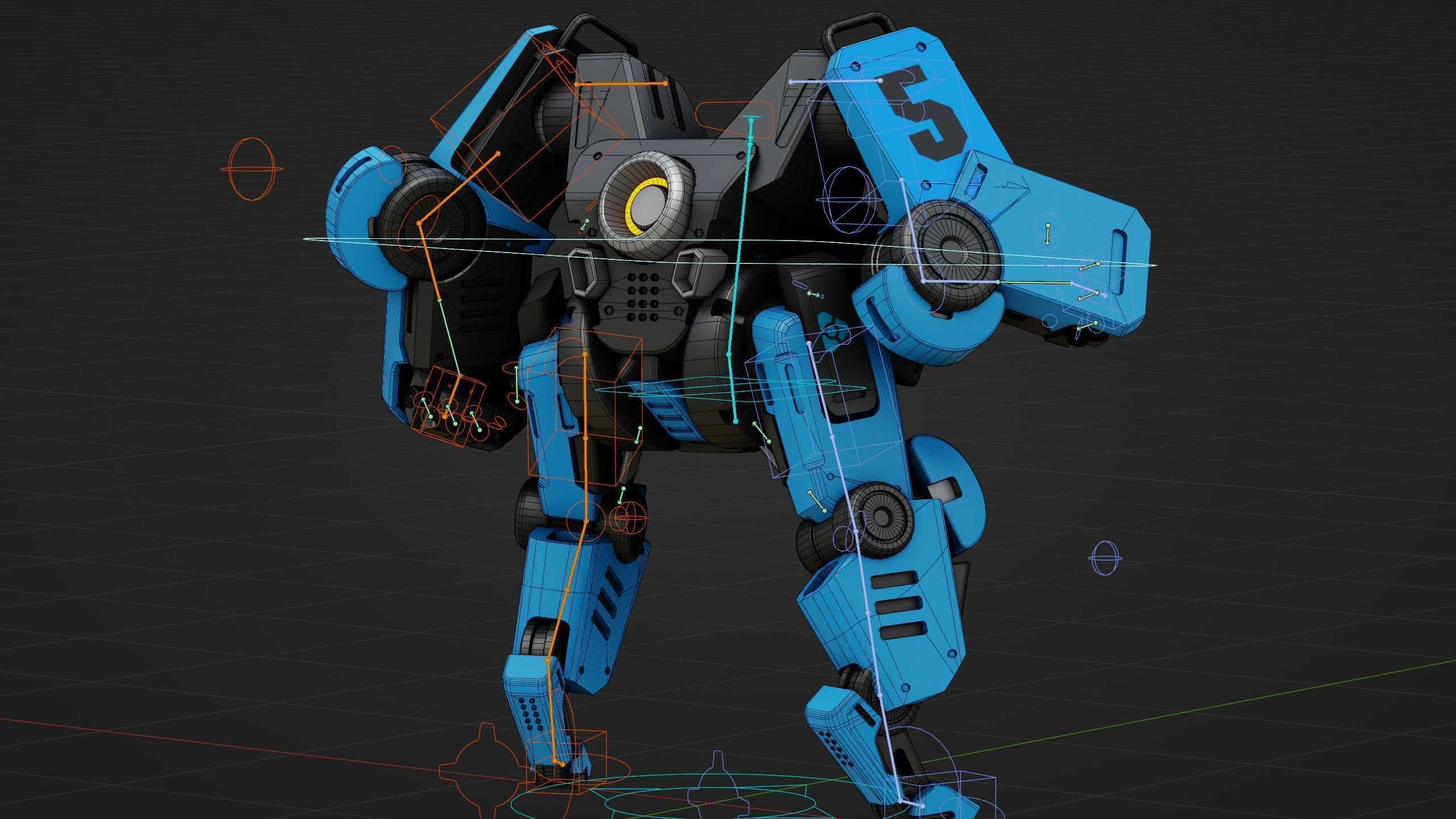 BATTLE DROID ONYX Rigged for Unreal Engine - Unity - MIXAMO 3D model_38